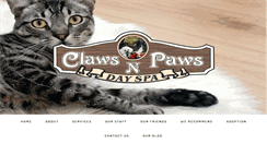 Desktop Screenshot of clawsnpawsdayspa.com